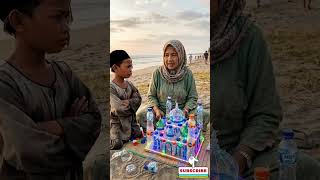Miniatur Masjid Nenek dibuat dari Botol 🥰 #shorts #islam #miniaturmasjid