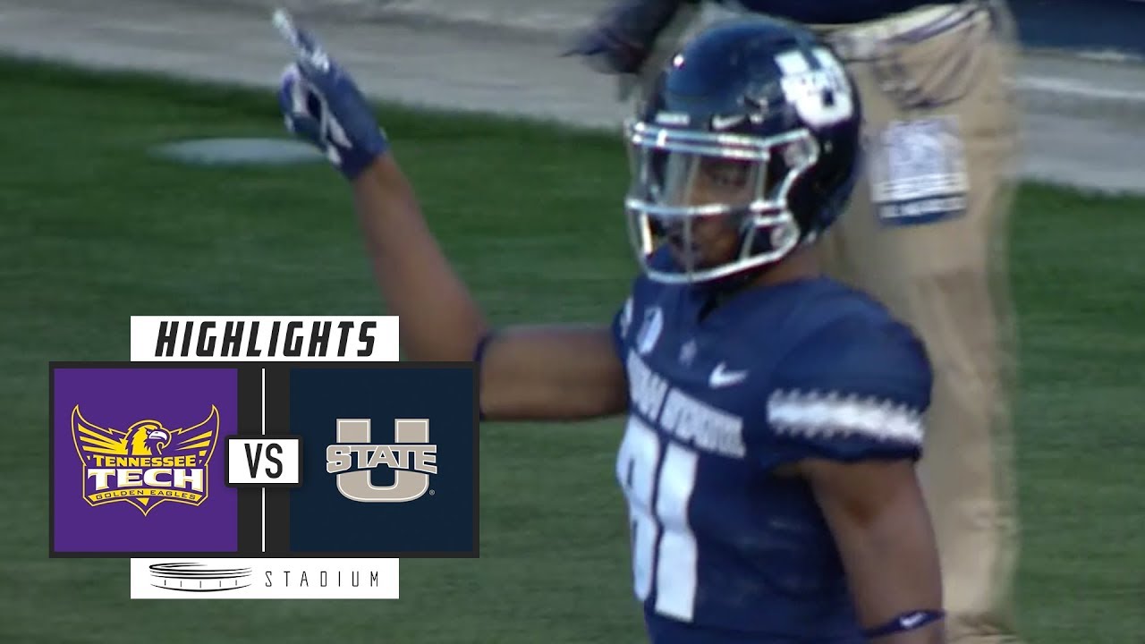 Tennessee Tech vs Utah State Football Highlights (2018) Stadium YouTube