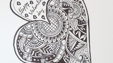 How to draw Valentine