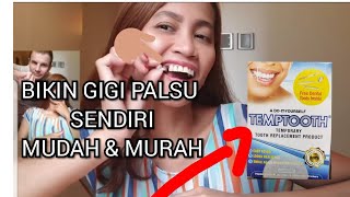 Cara mudah Mengelem Gigi Palsu sendiri dengan mudah memakai lem gigi (denture adhesive)