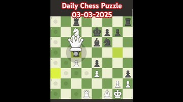 Daily Chess Puzzle Solution from chess.com, Date:- 03-03-2025. Queen power, Mate in 2.