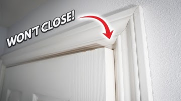 How To Fix A Sagging And Rubbing Door That Won