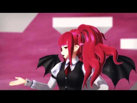 黒動MMDここぁと双子でHurlyBurly