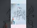 Easy Bird Drawing 🐦 | So Easy Kids Drawing Tutorial | পাখি আঁকা সহজ উপায় #art #shorts