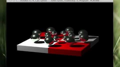 Chrome Spheres: DOS Ray Tracing Demo (1990)