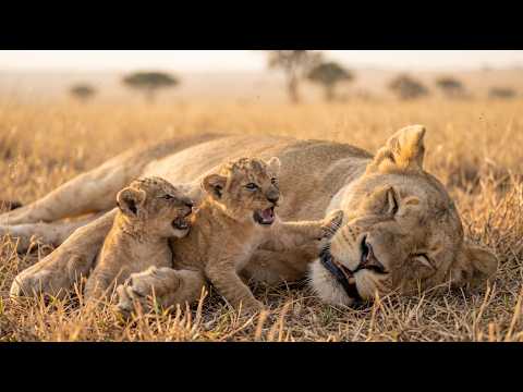 A Mother Lion Tried to Save Her Cubs for 5 Days… But Now They're at Risk | 4K Wildlife Documentary