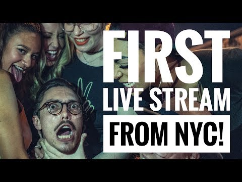 FIRST LIVE STREAM FROM NYC!