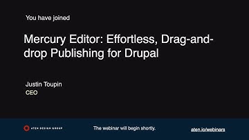 Mercury Editor: Effortless, Drag-and-drop Publishing for Drupal
