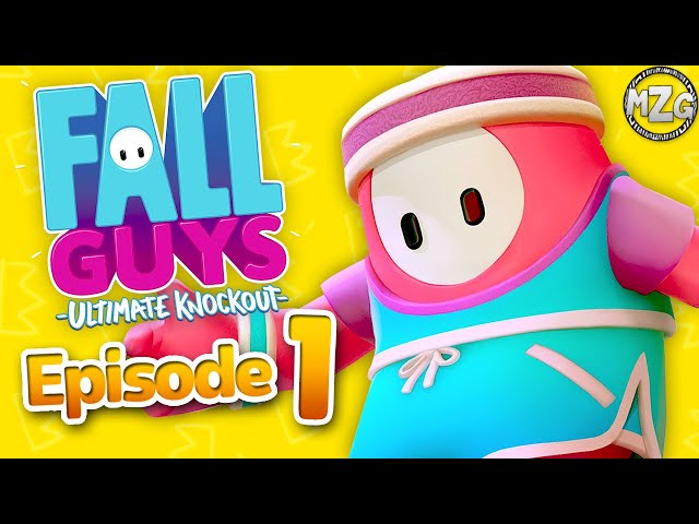Fall Guys: Ultimate Knockout Gameplay Part 1 - 60 Player Battle Royale!  Multiplayer Free For All! 