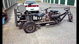 Rolling out the Three-Legged-Rat V8 rat rod trike