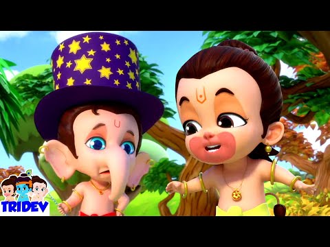 Bum Chiki Bum Bum , Aloo Kachalu Beta + Bachon Ke Nursery Rhymes by Tridev in Hindi