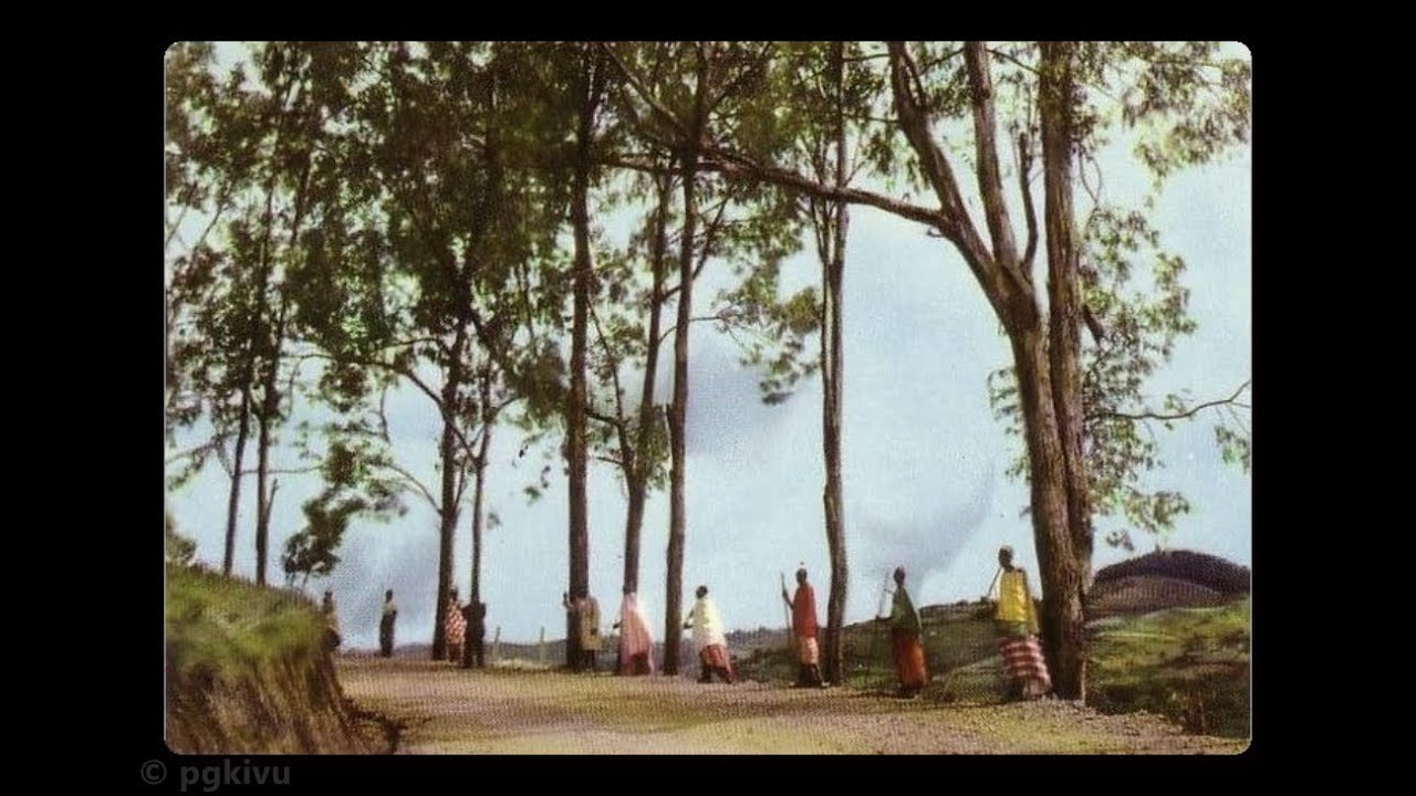 Visite du Roi Baudouin au Ruanda - Urundi en 1955