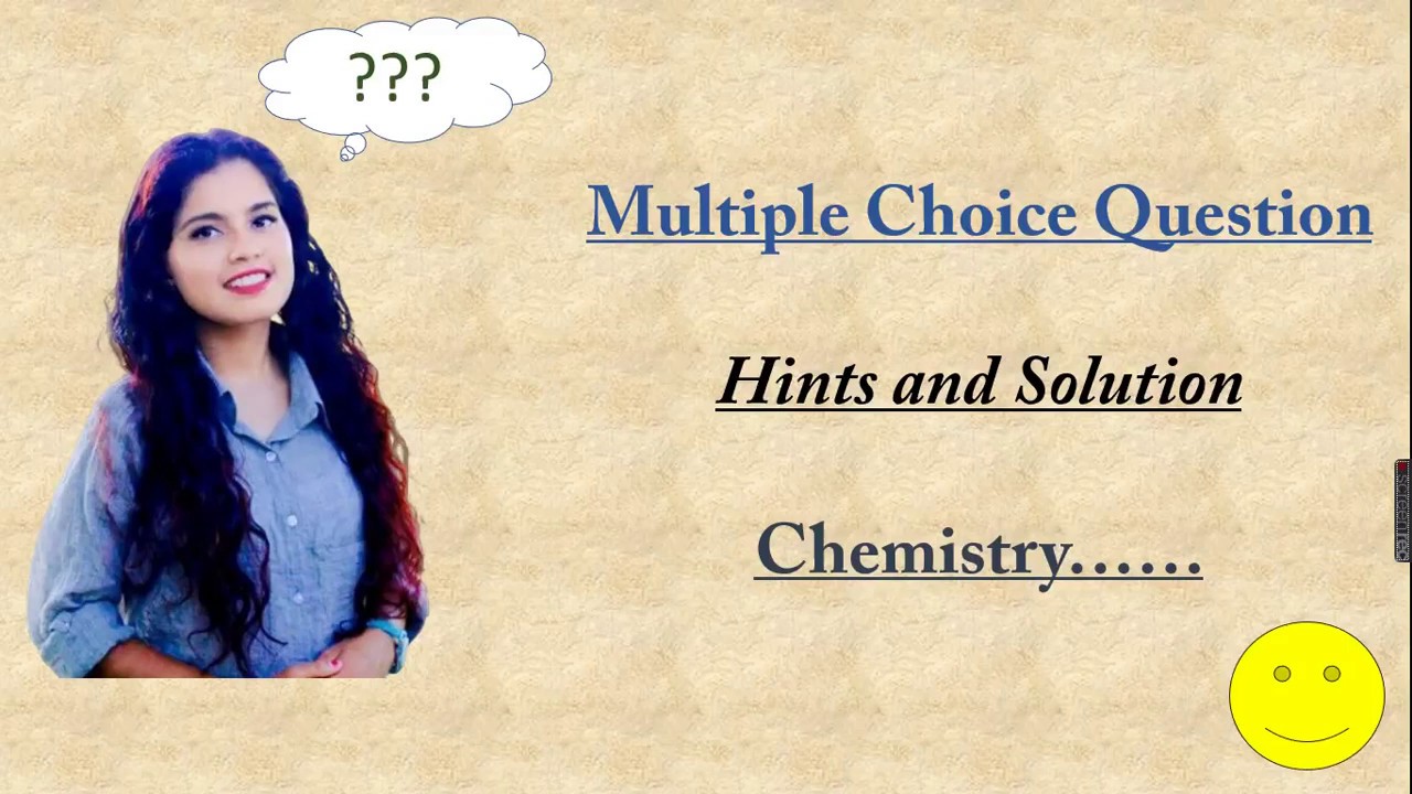 some Most important Chemistry MCQs for NEET // with Hints and solution ...