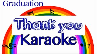 Video thumbnail of "Graduation Song for Kids,Children & babies | Thank You Karaoke | Learning Graduation by Patty Shukla"