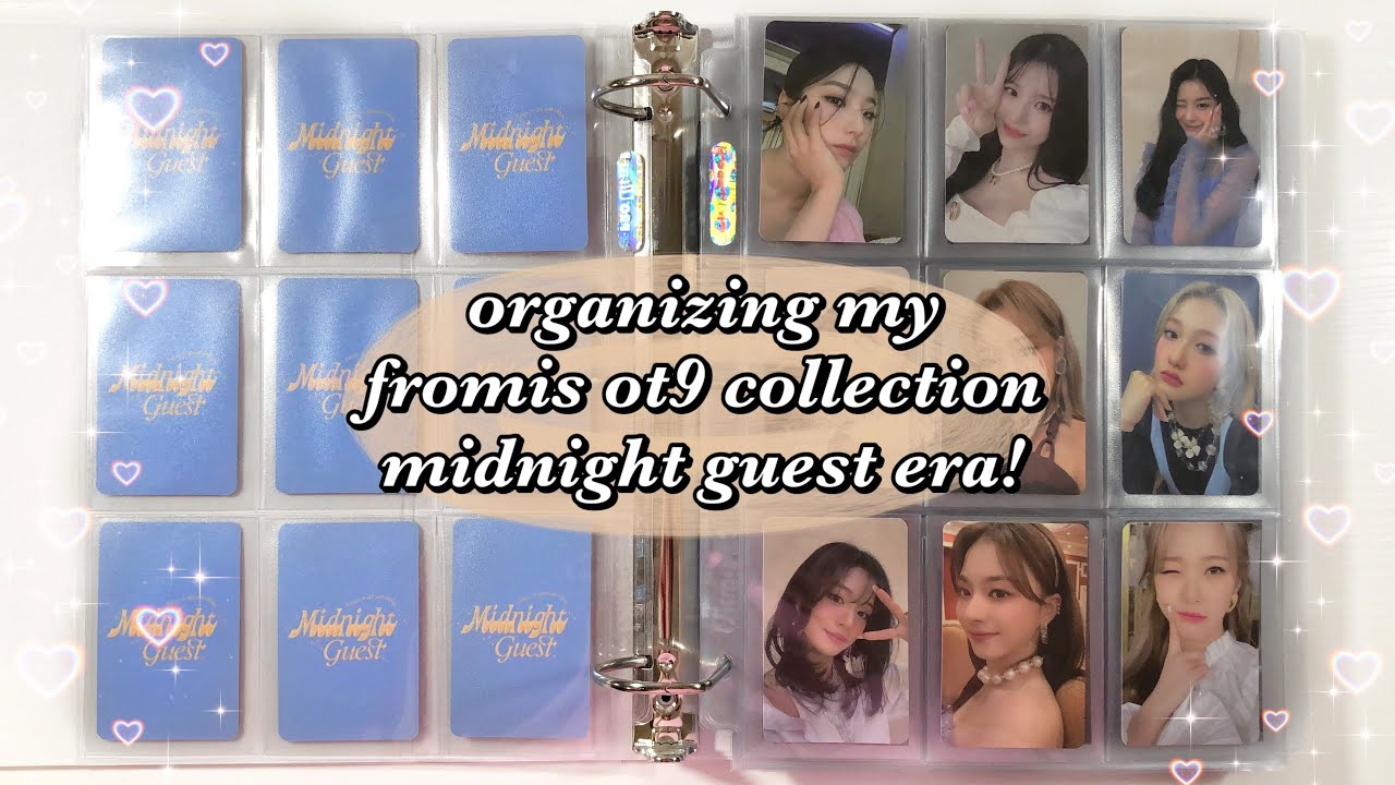 organizing my ot9 midnight guest collection! ☆ fromis_9 photocard storing part 1!