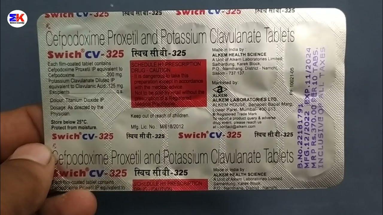 swich-cv-325-tablet-cefpodoxime-proxetil-and-potassium-clavulanate