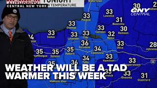 Above average temperatures this week