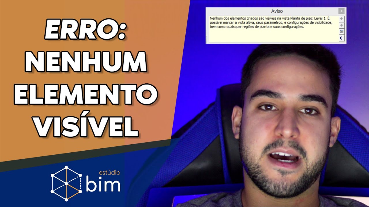 Capa do vídeo: Como corrigir o erro de elemento não visível no Revit?