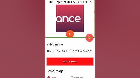 how to convert audio to video with TalkBack for blind user