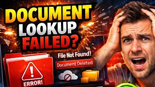 Document look-up Failed | Possible that the document was deleted Problem in Android 2024|Noman Fida