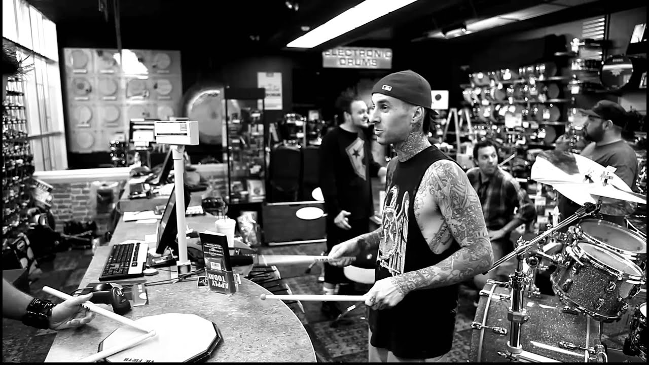 Travis Barker Rudiments At Guitar Center HD