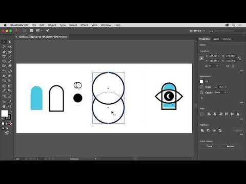 Illustrator Shapes Basics | Adobe Illustrator CC tutorials for ...