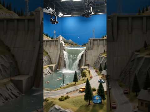 How Movies Film Massive Dam Collapses! 🎥😱 #Shorts