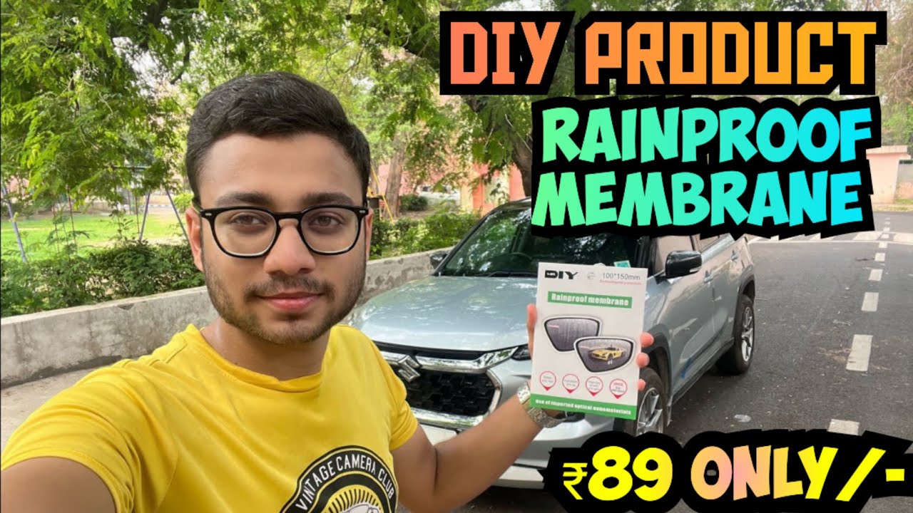 (DIY) Do it Yourself Rain Proof Membrane For ORVM at Just ₹89 ...
