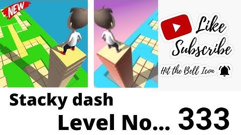 level 333 Android game gameplay Stacky Dash | Crazy gaming |
