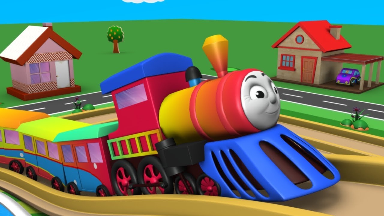 toy factory cartoon train