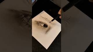 hyper realistic eye drawing 💗#drawing #eyes #viral