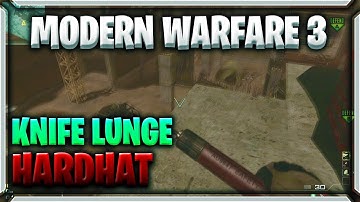 GLITCH | MODERN WARFARE 3 | OUT OF MAP KNIFE LUNGE HARDHAT !