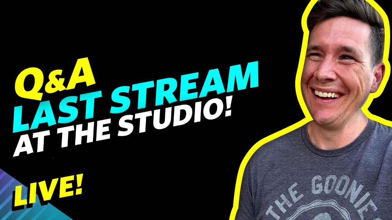 Q&A - LAST STREAM At My Studio - LIVE! - YouTube