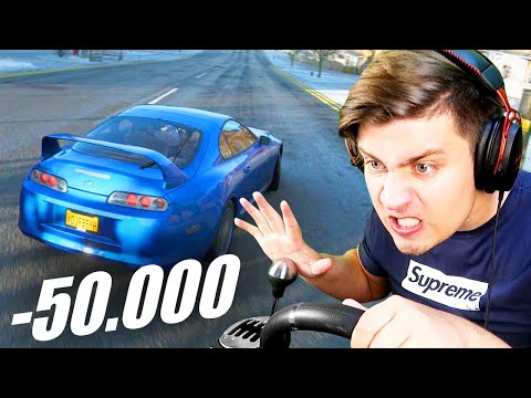 СЛОМАЛ РУЛЬ ЗА 50.000 РУБЛЕЙ?! - ДИКИЙ ДРИФТ НА BMW M4! (Forza Horizon 4)