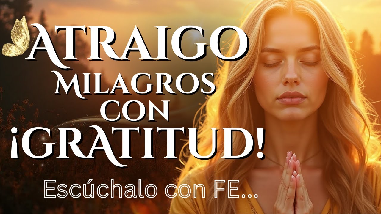 ✨ Todo Se Hace Realidad con GRATITUD | PODEROSO Mantra de Gratitud y Abundancia 💫