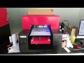 A3 size multifunctional LED UV flatbed Printer for printing on cylinder with 360 degree around