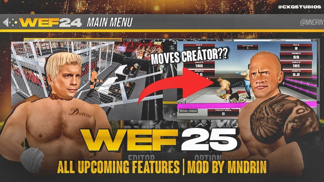 Wrestling Empire Forever 2K25 НОВОЕ ОБНОВЛЕНИЕ! | Все будущие функции от @MNDRiN | MOVE CREATOR и...