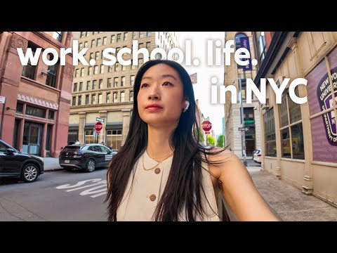 LIVING IN NYC | a realistic day in my life working 9-5 & going to MBA school  thumbnail
