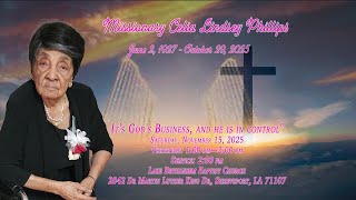 Homegoing Celebration of Missionary Celia Lindsey Phillips