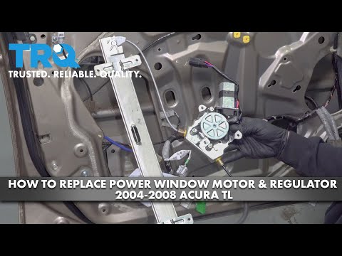 How to Replace Power Window Motor and Regulator 2004-2008 Acura TL