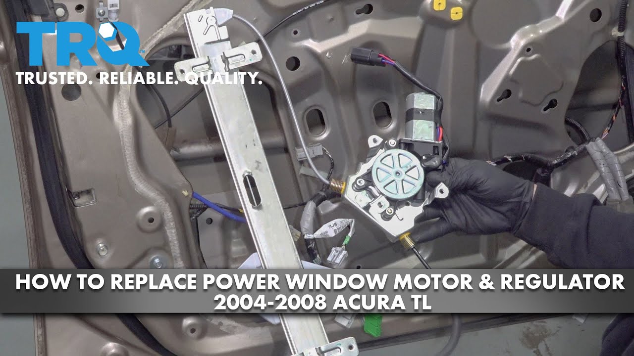 How to Replace Power Window Motor and Regulator 20042008 Acura TL