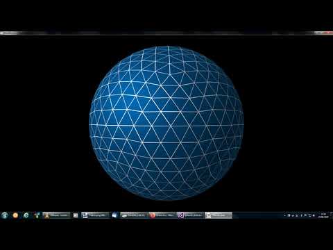 Sphère à partir d'un Icosaèdre (C# WPF)