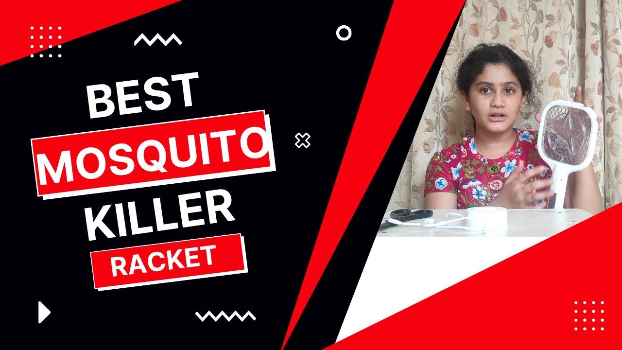 Best Mosquito Killer Racket | Rechargeable Electric Fly Swatter | Mosquito Killer Bat with UV Light
