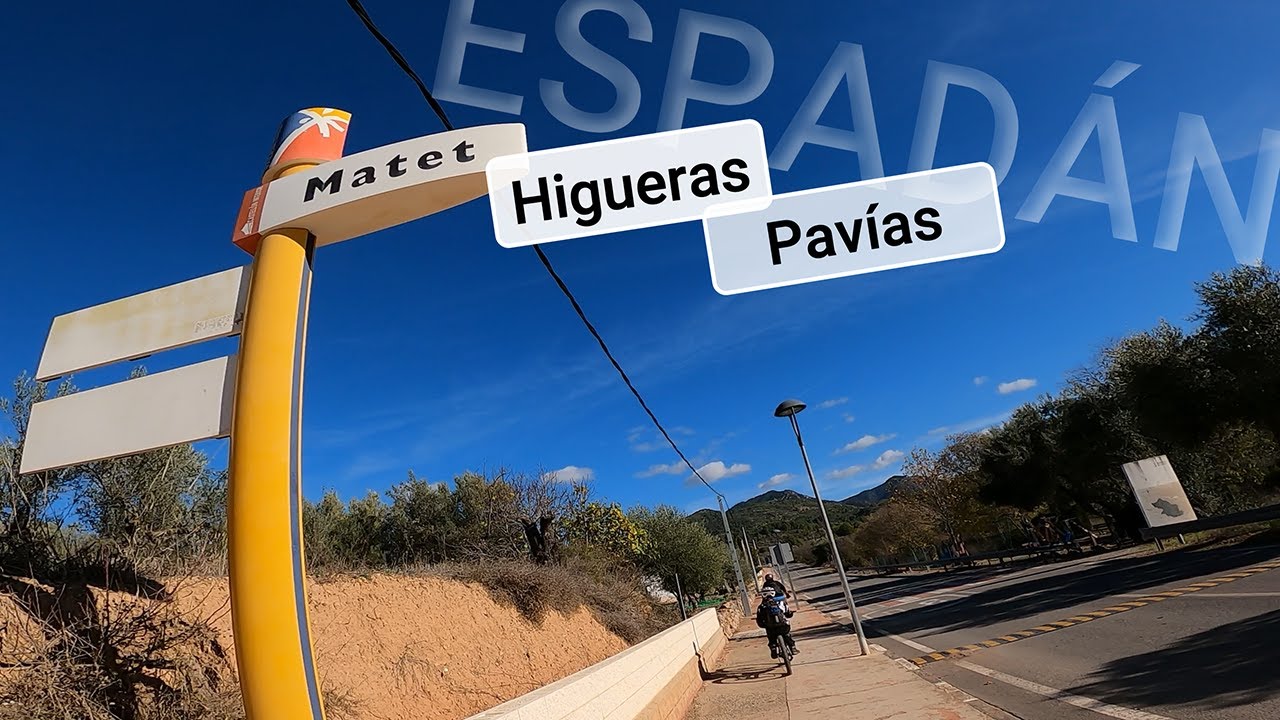 RUTAS MTB 🌳MATET🌳 HIGUERAS🌳 PAVÍAS🌳 ESPADÁN sendas BTT ENDURO mountain bike