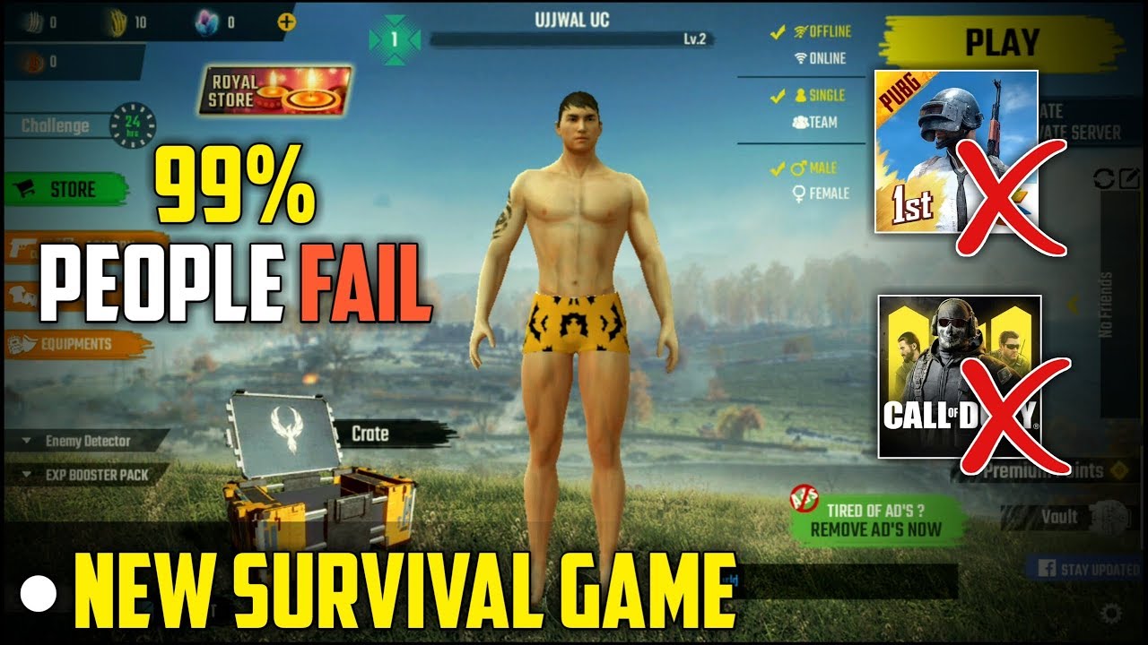World S Hardest Survival Game Scarfall Battle Royale Review Youtube