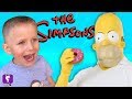 Homer Simpson Surprises + TOYS with HobbyKidsTV