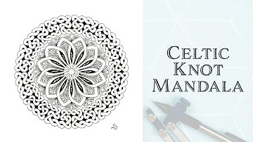 Celtic Knot Mandala | Drawing Process