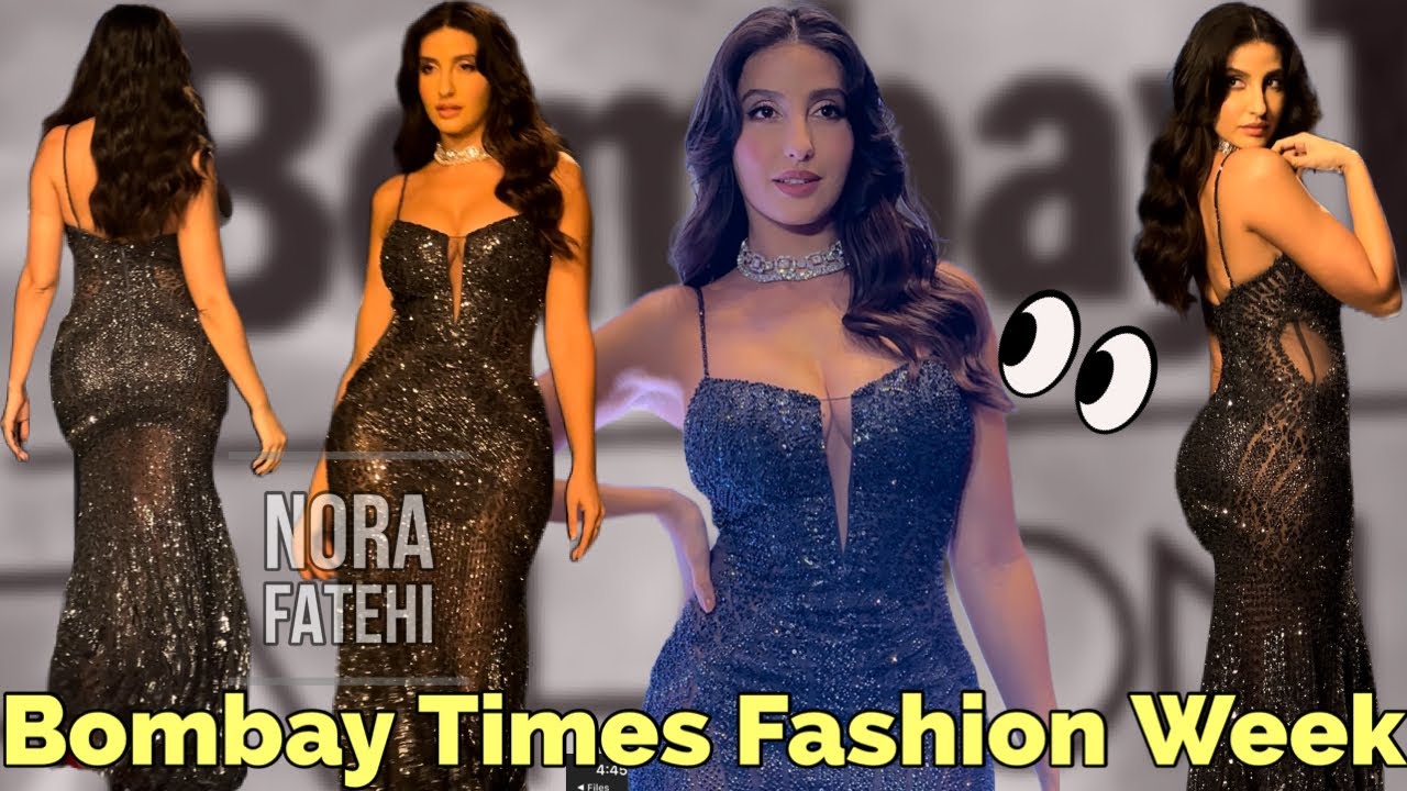 🥵 Beauty Nora Fatehi Looking to Stunning while Ramp Walk at Bombay Times Fashion Week 2023😍