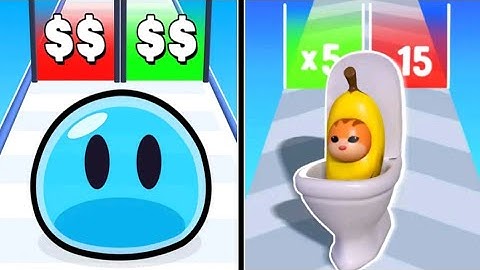 ⭐Slime Run Race vs Merge Master: Monster Run 3D⭐All Level Gameplay  (Android, iOS)