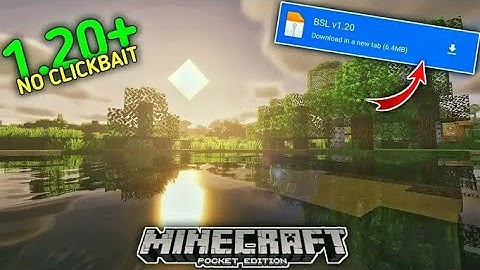 🔥 NEW ULTRA REALISTIC BSL SHADERS FOR MCPE 1.20 🥵 MEDIAFIRE DOWNLOAD ✅